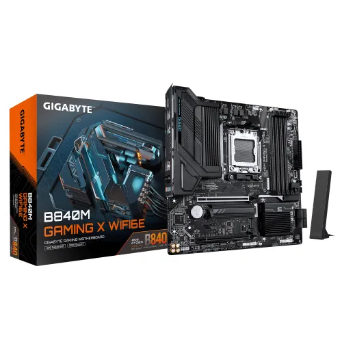 Placa base Gigabyte B840M Gaming X WIFI6E B840 AM5 DDR5 mATX WiFi 6E