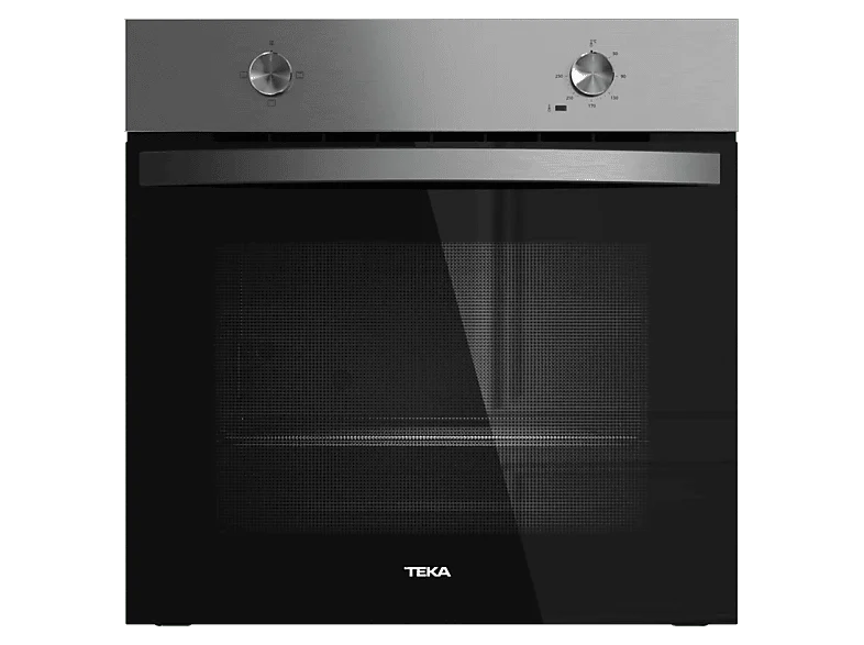 Horno - Teka NEO HBB 4350, Convencional, 2593W, 72l, 59.5 cm Ancho, Puerta de 2 cristales, Acero Inoxidable