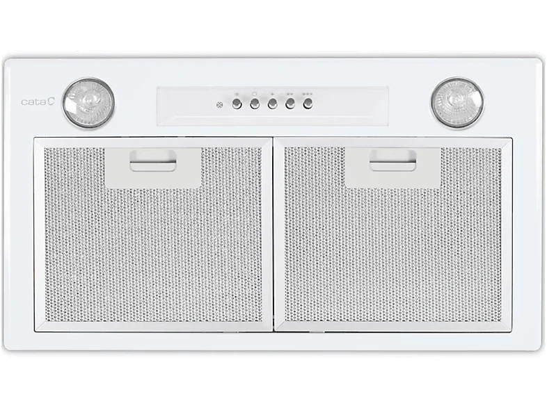 Campana grupo filtrante - Cata GT Plus 45, 3 Velocidades, 645 m³/h, LED, 49.2 cm, Blanco