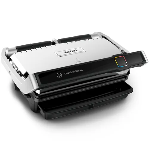 Tefal Optigrill Elite XL, Grill, 16 Programas, 6 Personas, Inox, Superficie de cocción de 40x20 cm