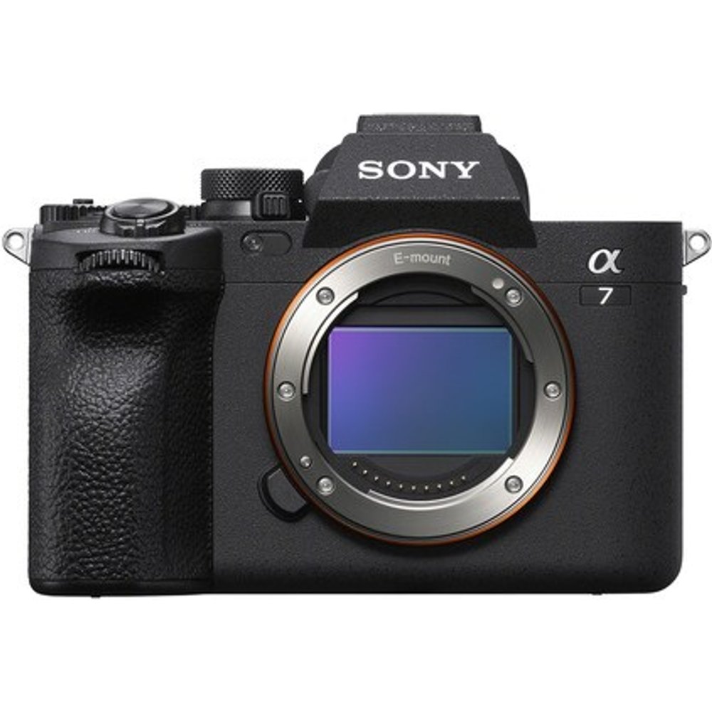Cámara EVIL - Sony Alpha 7 IV Mark IV, BIONZ XR, Eye AF (IA), CMOS Exmor R, 33 MP, 10 bits, 4k 60p, Wi-Fi, Negro