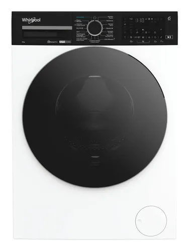 Lavadora carga frontal - Whirlpool WPM 911W ADS SPT, 9 kg, 1400 rpm, 18 Programas, Adaptative Wash, HomeWhiz App, Blanco
