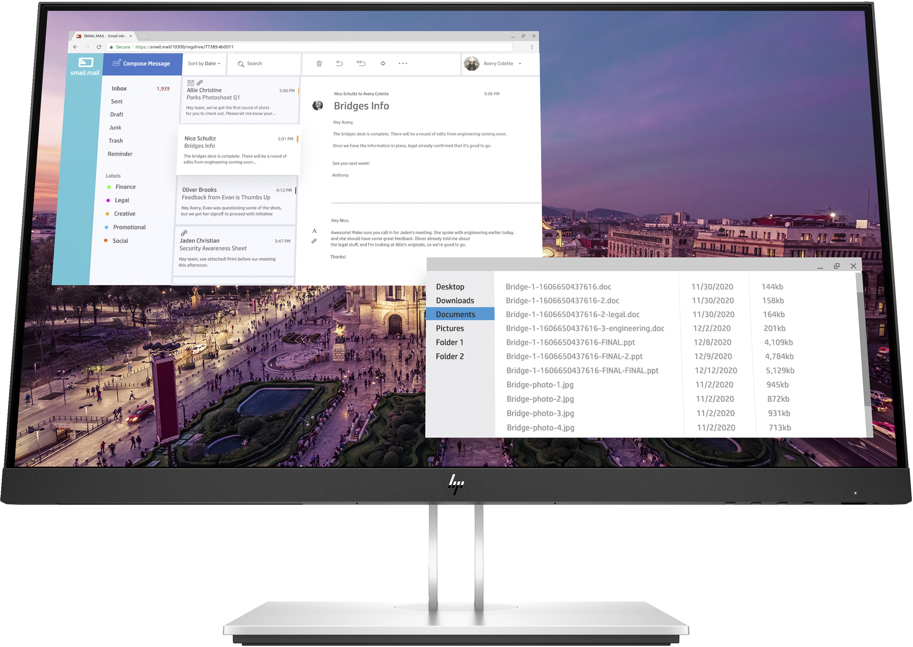 HP E-Series E23 G4 58,4 cm (23") 1920 x 1080 Pixeles Full 9VF96AA#ABB