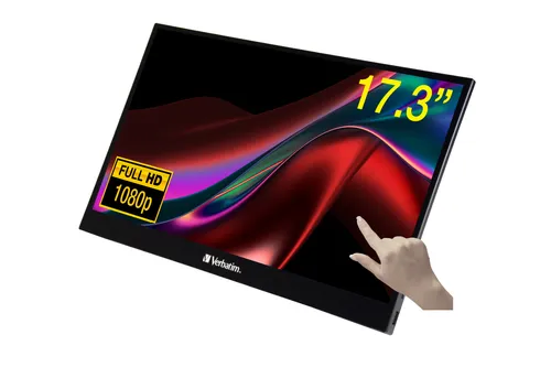 VERBATIM 49593 17.3" LCD TFT/IPS Full HD HDMI Altavoces