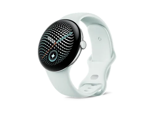Smartwatch - Google Pixel Watch 5, 45mm, Hasta 40h Autonomía, Wear OS 7.0, Gemini Intelligence y Health, Correa Silicona, Gris niebla