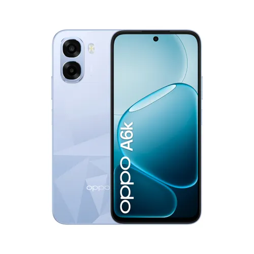 OPPO A6k, Crystal Blue, 256 GB, 4 GB RAM, 6.75" LCD, Qualcomm Snapdragon®685 (6nm), 6100 mAh