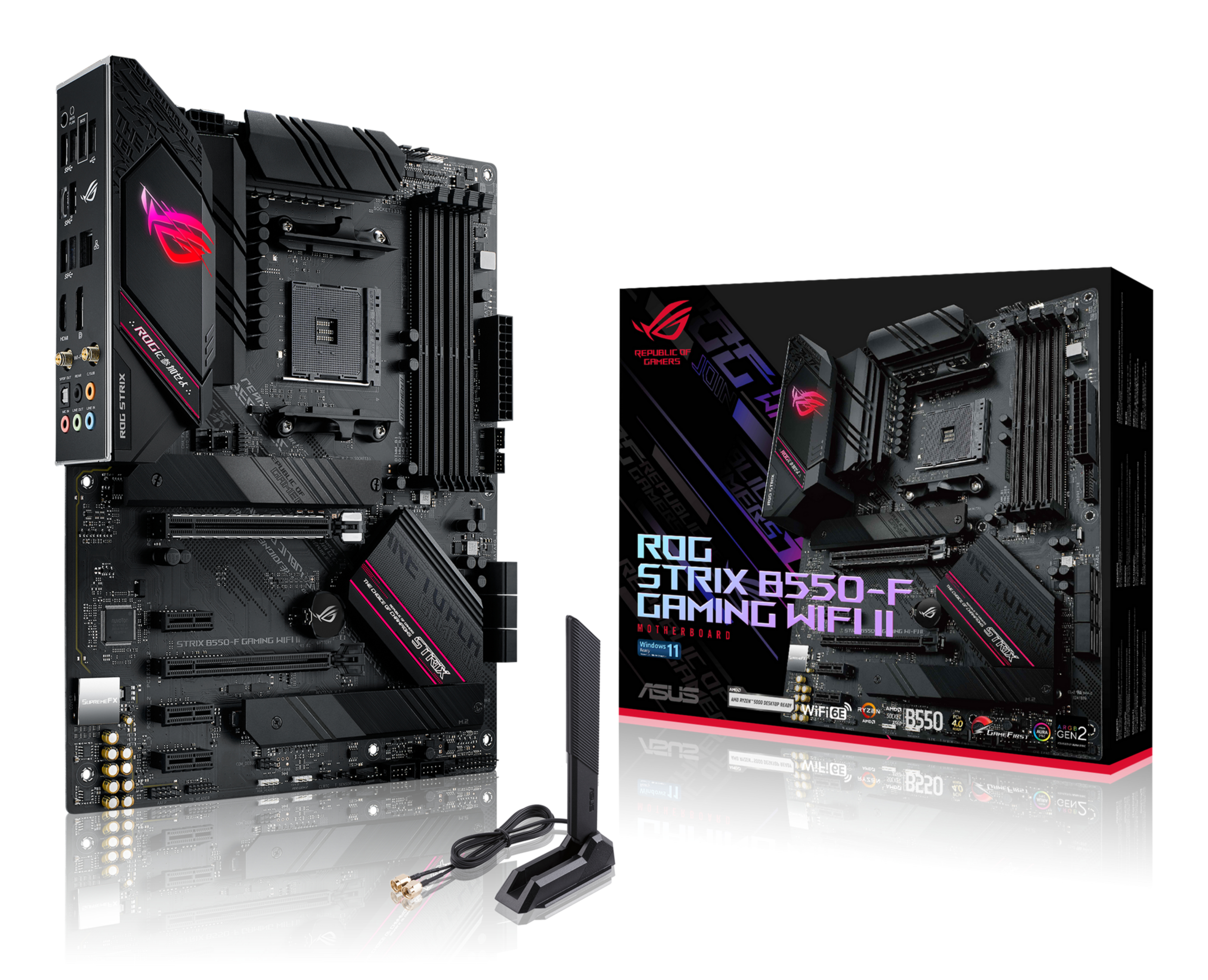 ASUS ROG STRIX B550-F GAMING WIFI II AMD B550 Zócalo 90MB19V0-M0EAY0