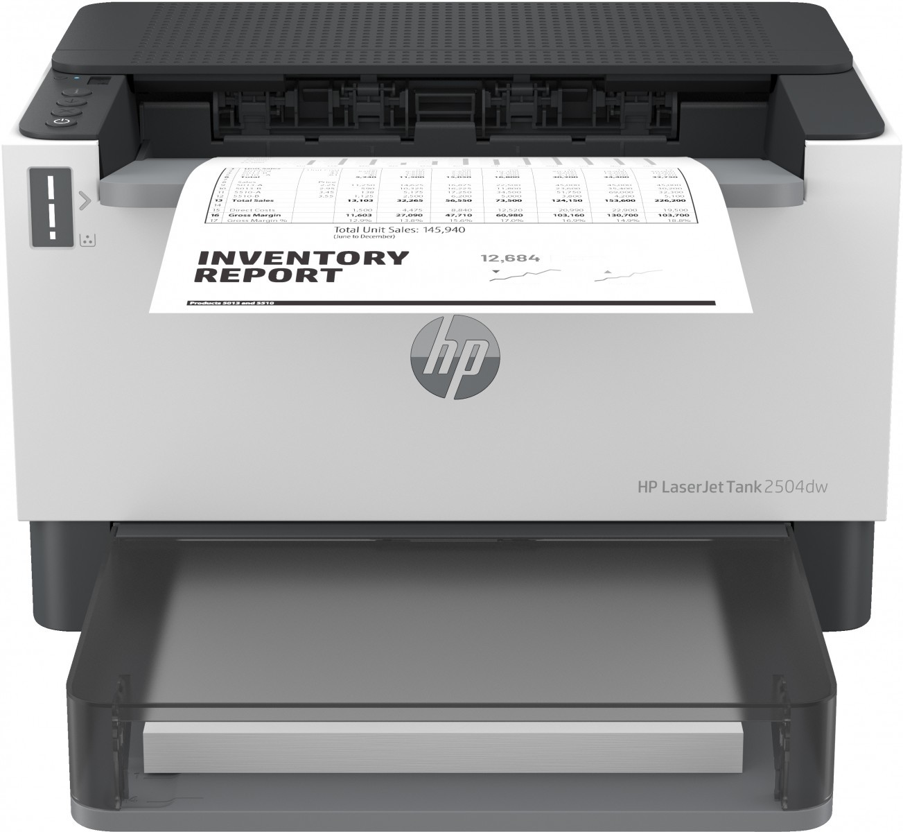 HP LaserJet Impresora Tank 2504dw, Blanco y negro 2R7F4A#B19