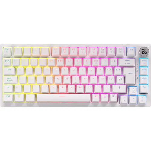 NEWSKILL - Teclado Gaming Newskill Pyros Pro inalámbrico mecánico 75% con triple conectividad.