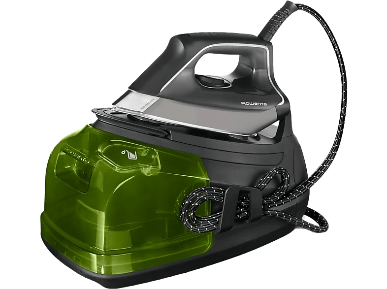 Rowenta Perfect Steam Pro de Rowenta, Centro de planchado, 1,1L, 6,9 bares, Golpe de 450 g/min, Verde
