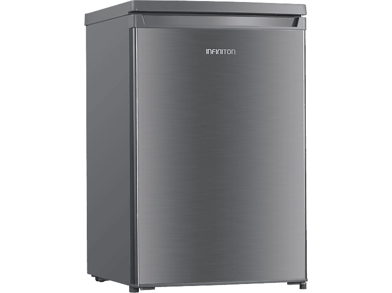 Nevera pequeña - Infiniton CL-109L8XEC, Cíclico, 85 cm, 109 l, Congelador integrado 4*, Inox