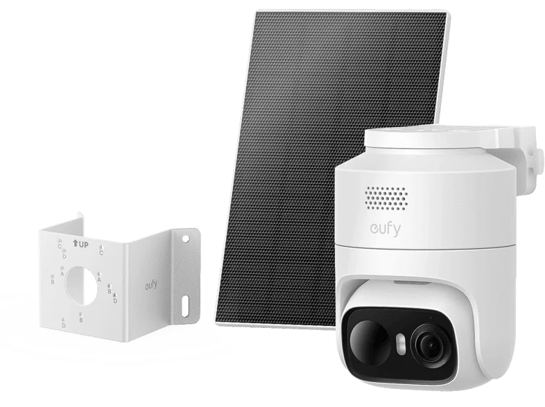 Cámara de vigilancia IP - Eufy C36 Outdoor, 2K, Función visión nocturna, Blanco