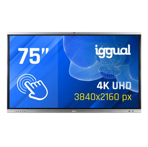 iggual ORCHID Interactiva 4K 75" Webcam