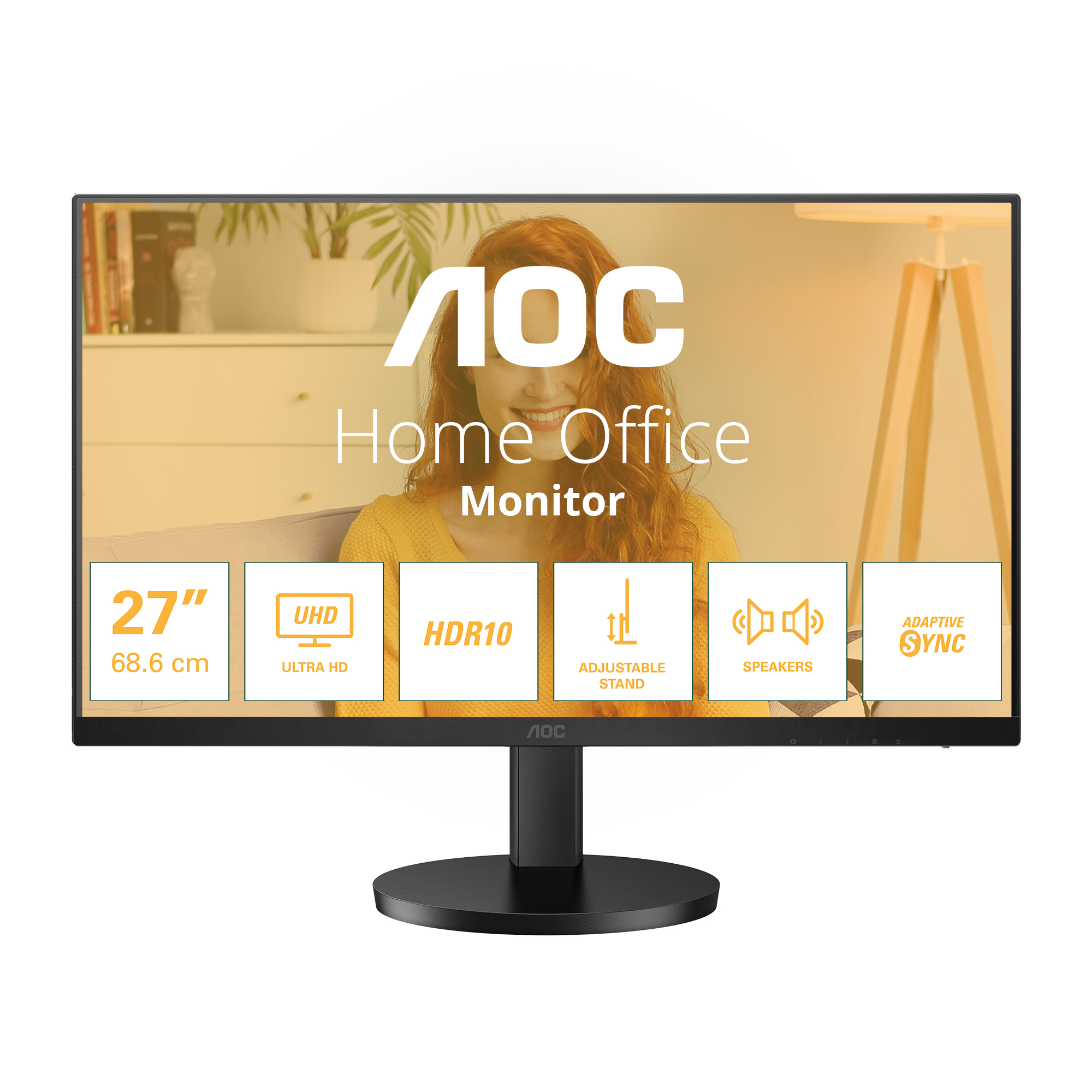AOC U27B3AF pantalla para PC 68,6 cm (27") 3840 x 2160 Pixeles U27B3AF