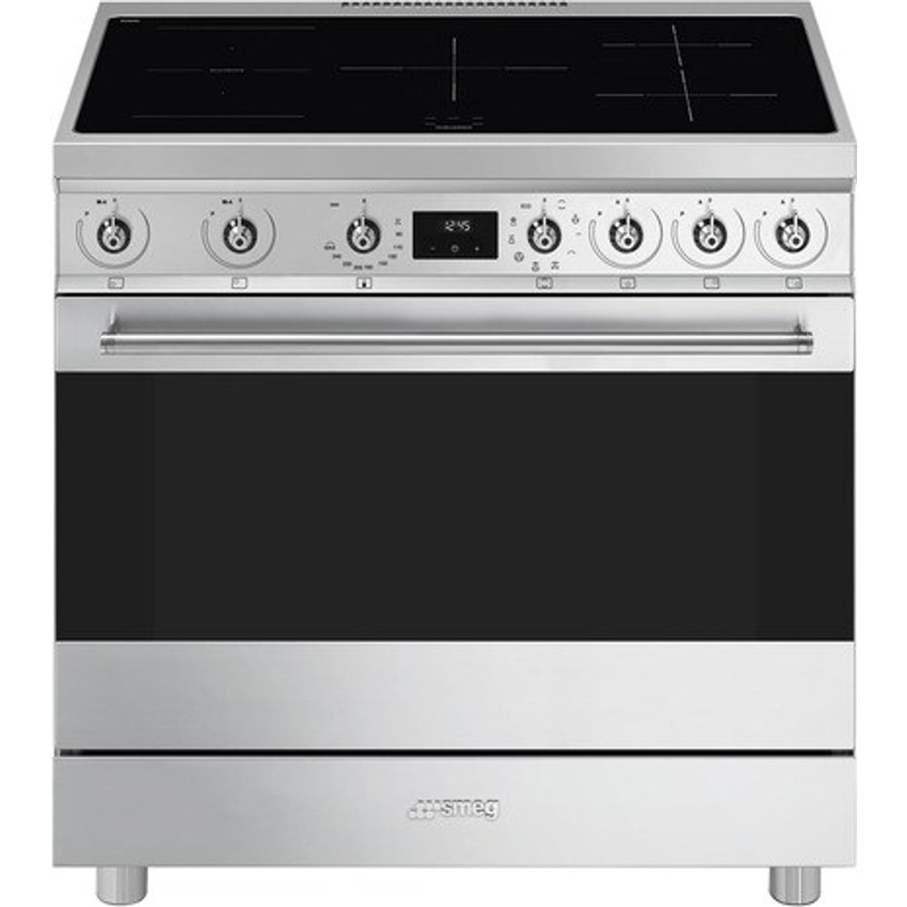 Smeg - Cocina compacta Smeg con 5 zonas de cocción y horno - C9IMX2.