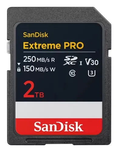 SanDisk Extreme PRO 2 TB SDXC UHS-I Clase 10 SDSDXXD-2T00-GN4IN