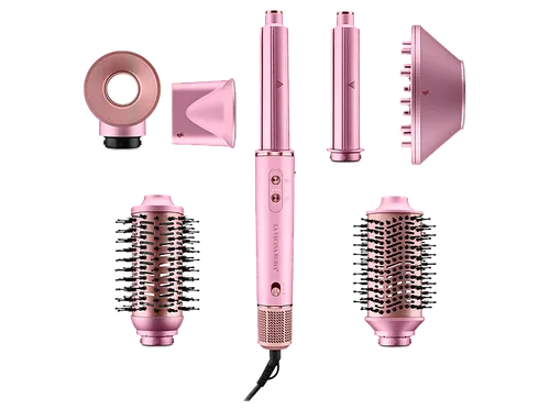 Moldeador - Ufesa La Vecina Rubia, Tecnología iónica, Secador, 3 Niveles calor + Frío, Edición Limitada, Rosa