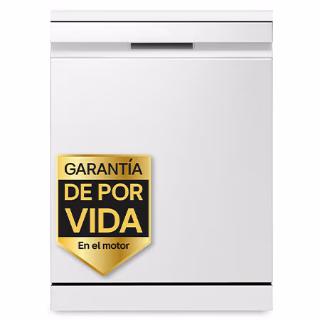 Lavavajillas - LG DF587HHS, 14 servicios, 10 programas, 60 cm, QuadWash™, Tercera Bandeja, ThinQ™, Blanco Marfil