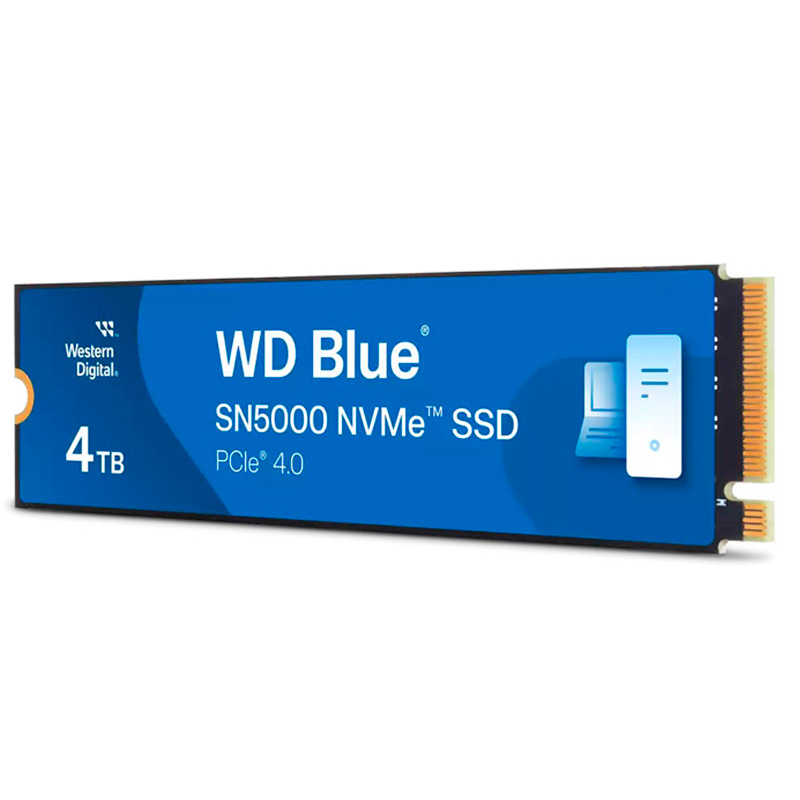 Western Digital Blue SN5000 4TB PC Ie Gen4 x4 NV Me SSD