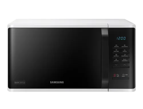 Microondas - Samsung MS23K3513AW/EC, 800 W, 6 niveles de potencia, 23 l, Blanco