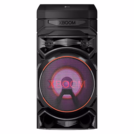 Altavoz gran potencia - LG XBOOM RNC5, 300W, Para fiestas, karaoke, Luces LED, Efectos de DJ, Bluetooth, Negro