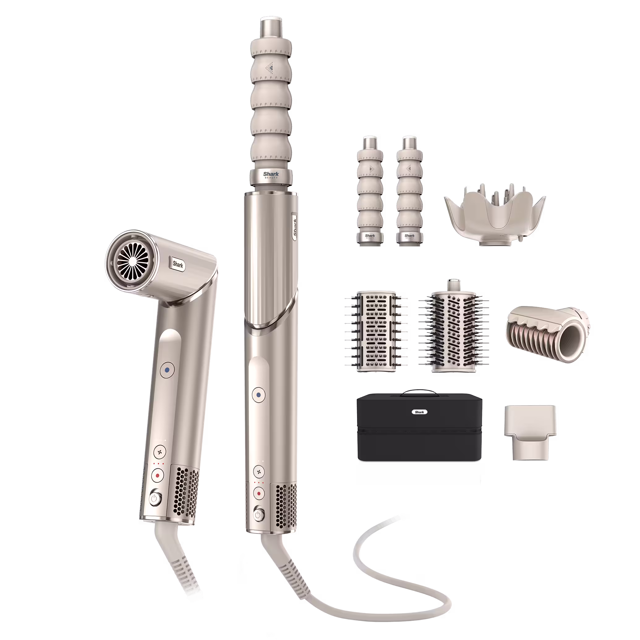 Moldeador multifunción y secador Shark FlexStyle (Set 6 cabezales, antifrizz) Pack ahorro | HD446SLEUB1ES | de SharkNinja