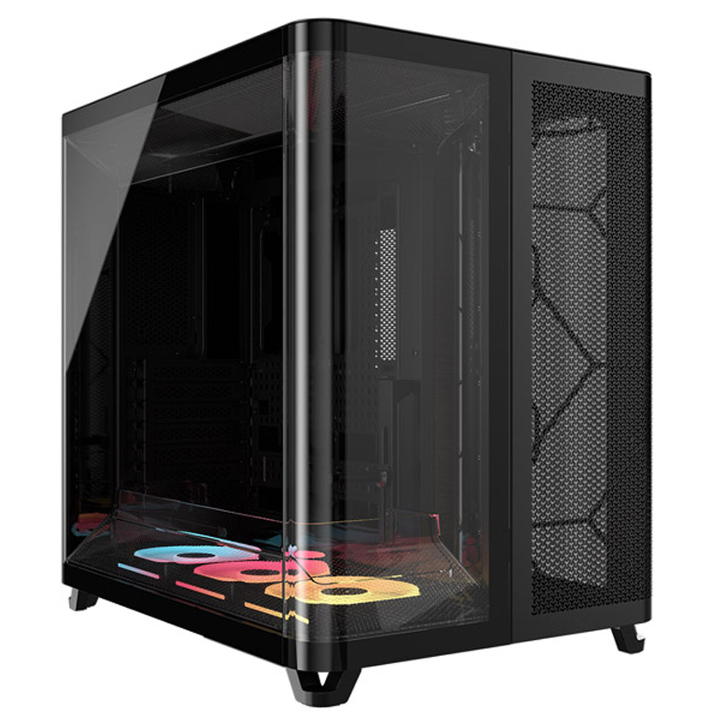 CAJA CORSAIR AIR 5400 LX-R LINK TG MID TOWER BLACK CC-9011320-WW