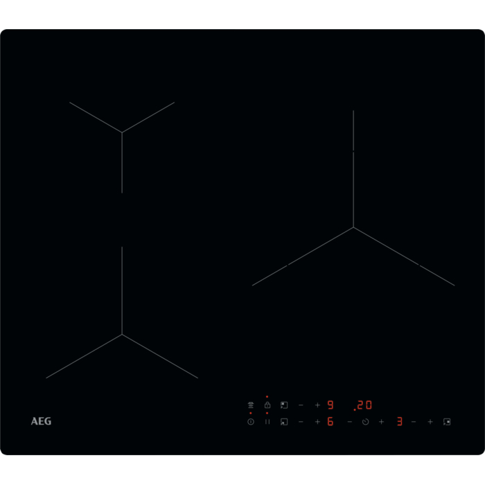 AEG - Placa inducción AEG con 3 zonas de cocción - TN63IP0BIB.