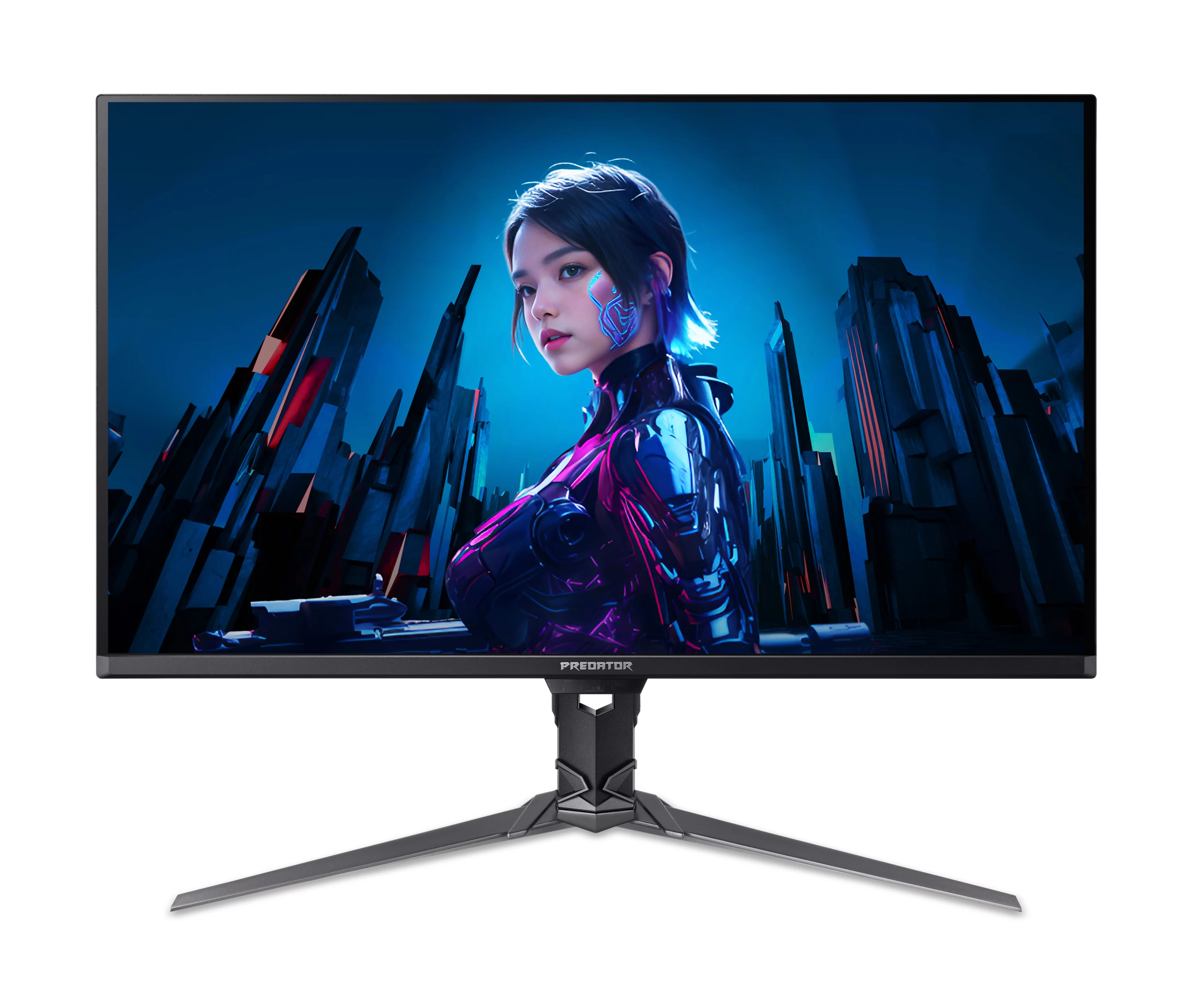 Monitor gaming - Acer Predator X32X5BMIIPHUZX, 32 " UHD 4K, 240 Hz, 0.01 ms, QD-OLED, USB-C, FreeSync Premium Pro, Altura ajustable, Altavoces