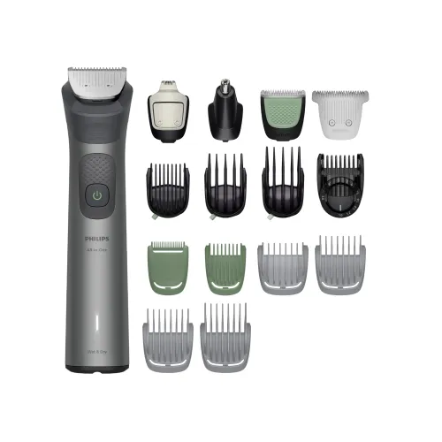 Afeitadora corporal - Philips All in One S7000 MG7951/15, Recortador 17 en 1, Precisión 0,2 mm, BeardSense, Autoafilable, 120min, Uso Seco/Mojado