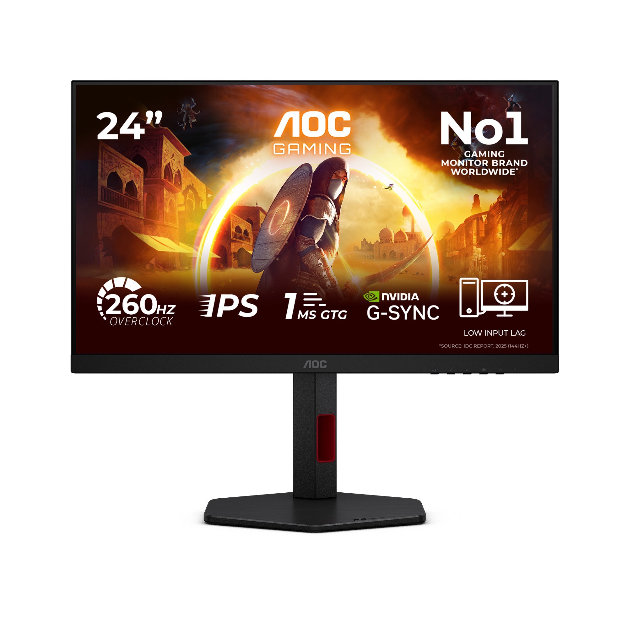 AOC 24G4ZR 23.8" LED Fast IPS Full HD HDMI