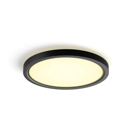 Philips Hue White Ambiance Panel De Techo Led Tento Wa Redondo De 29,1 cm Negro