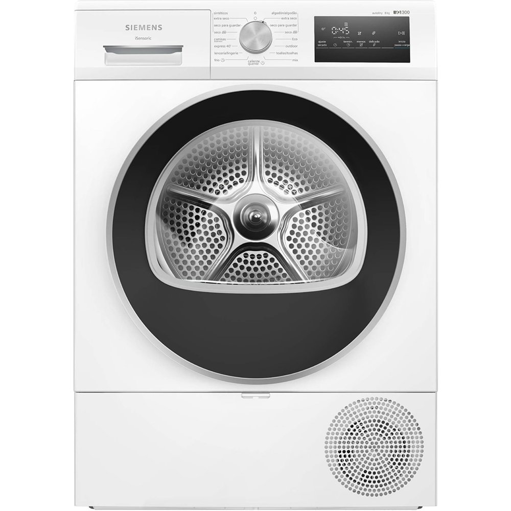 Siemens - Secadora Siemens 8 kg con bomba de calor - WT45HV00ES.