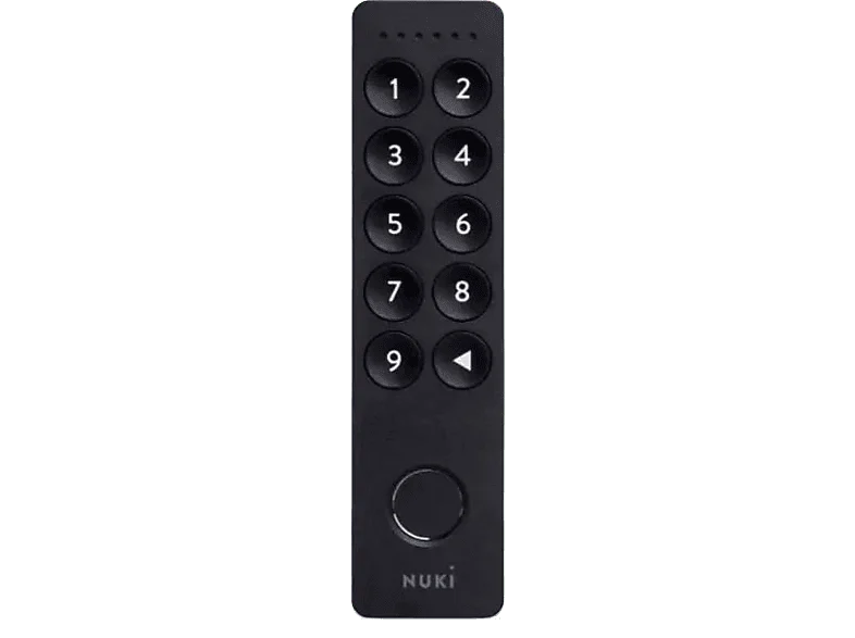 Abrepuertas - Nuki Keypad 2, Con huella digital o Código de seguridad, Negro