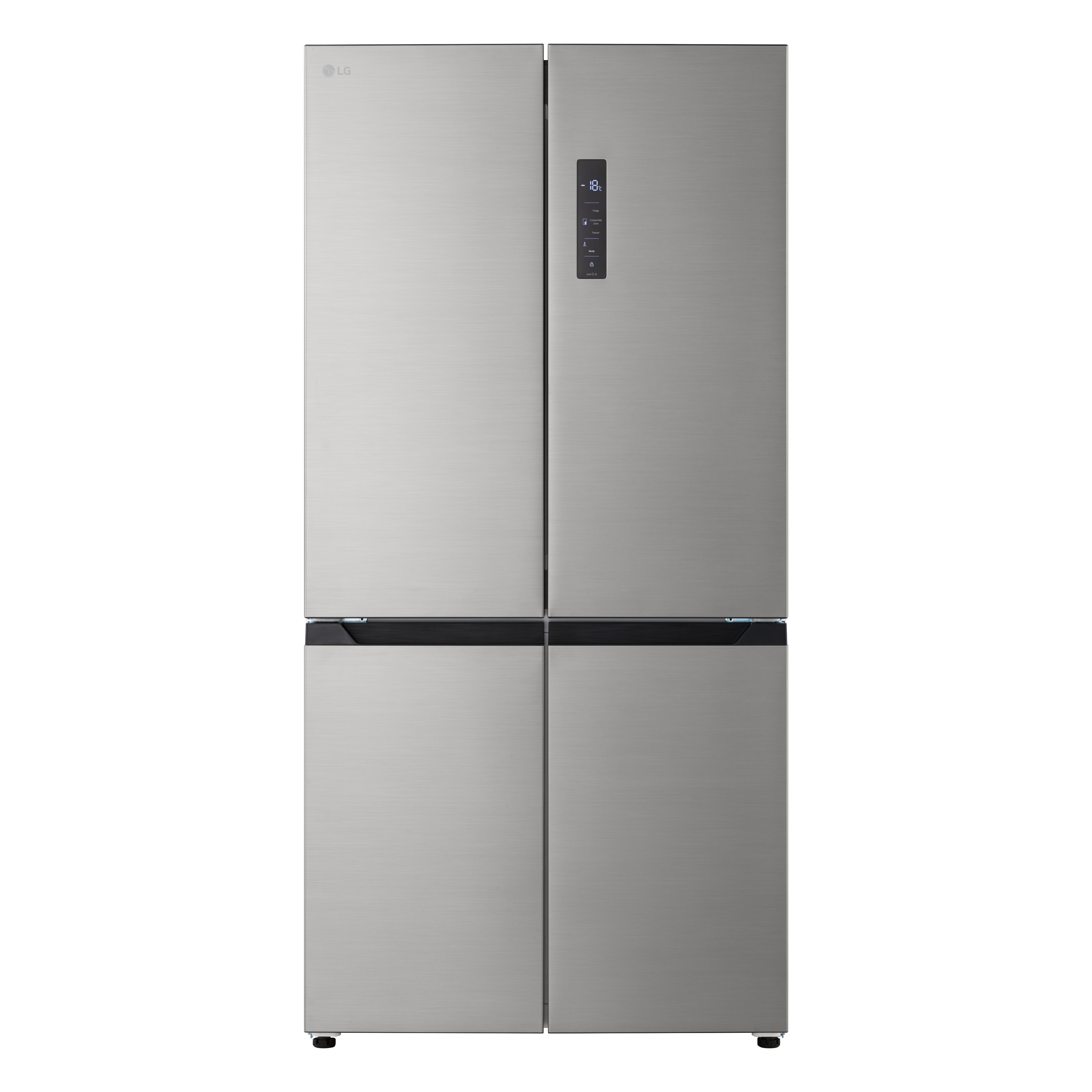 Frigorífico American Combi | LG GMM42PYBEH, Total No Frost, Clasificación E, 474 L, Inox Antihuellas - GMM42PYBEH