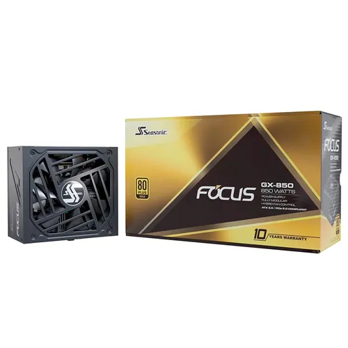 Seasonic Focus GX V4 80 Plus Gold 850W ATX 3.0 PCIE 5.0 Modular