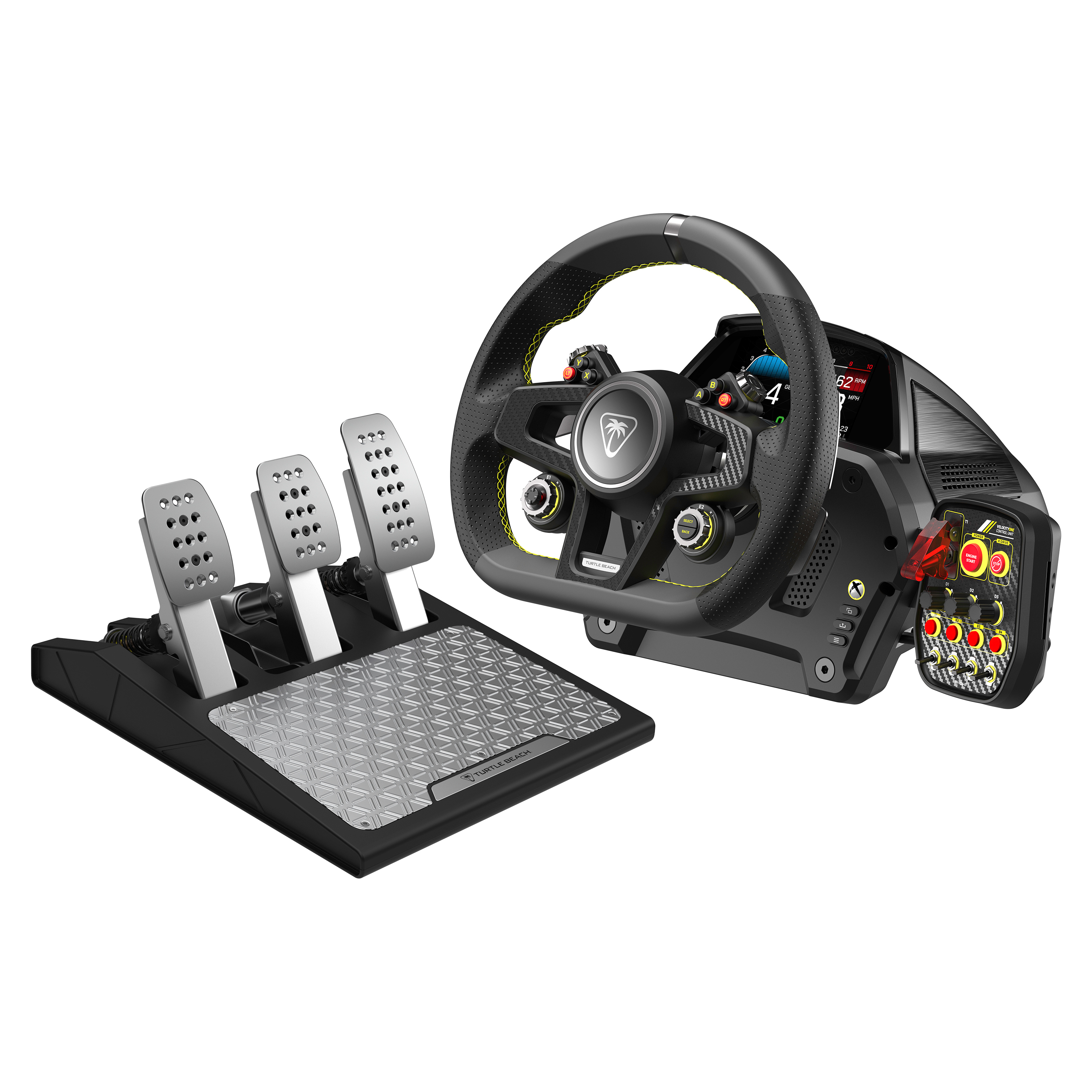 Volante - Turtle Beach VelocityOne Race, para Xbox Series X S/Xbox One/PC, Negro