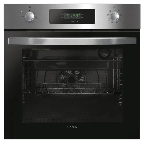 Horno - Candy Idea FIDC X625 L, Multifunción, Aquálisis, 60cm, 70 8 funciones, Display con timer touch, Guía telescópica, Inox