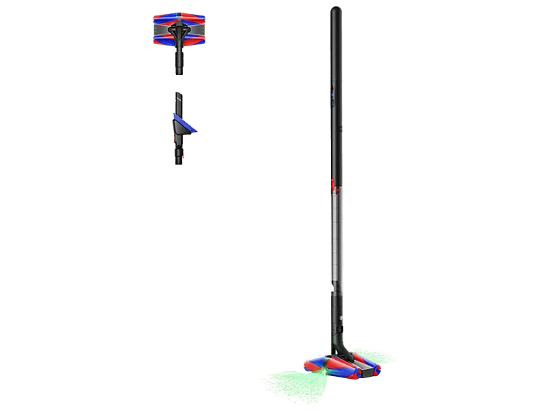 Aspirador escoba - Dyson PencilVac Fluffycones™, Potencia succión 55 AW, Autonomía 30 min, Ligera y Manejable, Negro mate