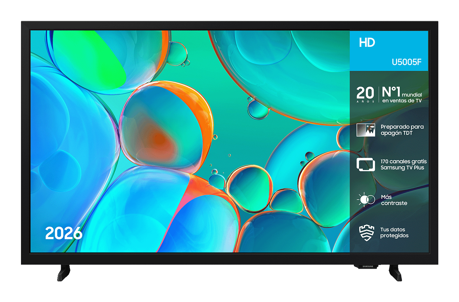 TELEVISOR SAMSUNG TU32H5005FKXSP LED 32" 4K