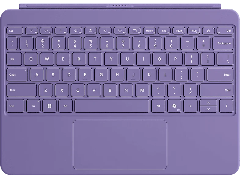 Teclado - Microsoft Surface Pro 12", Conexión Magnética, Retroiluminación, Violet
