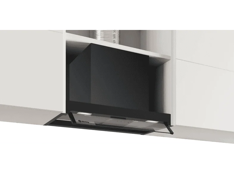 Balay - Grupo filtrante Balay, 60 cm - cristal, negro mate - 3BD865MM.