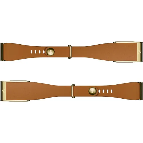 WHOOP - Correa WHOOP LeatherLuxe MG Camel - Gold talla S.