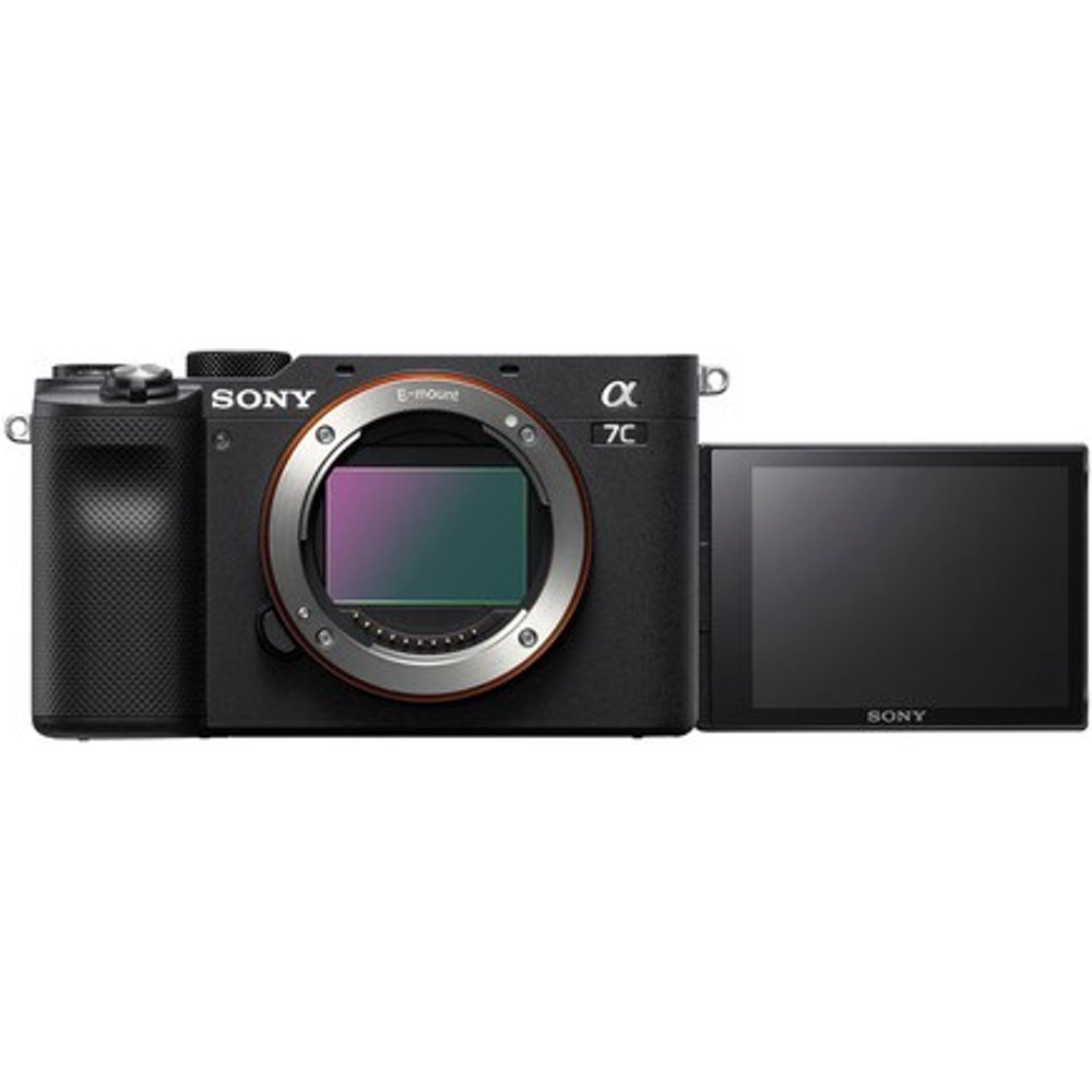 Sony - Sony Alpha 7C cámara Evil Full Frame cuerpo con sensor CMOS Exmor R de fotograma completo de 24,2 MP. Vídeos 4K(ILCE7CS.CEC).