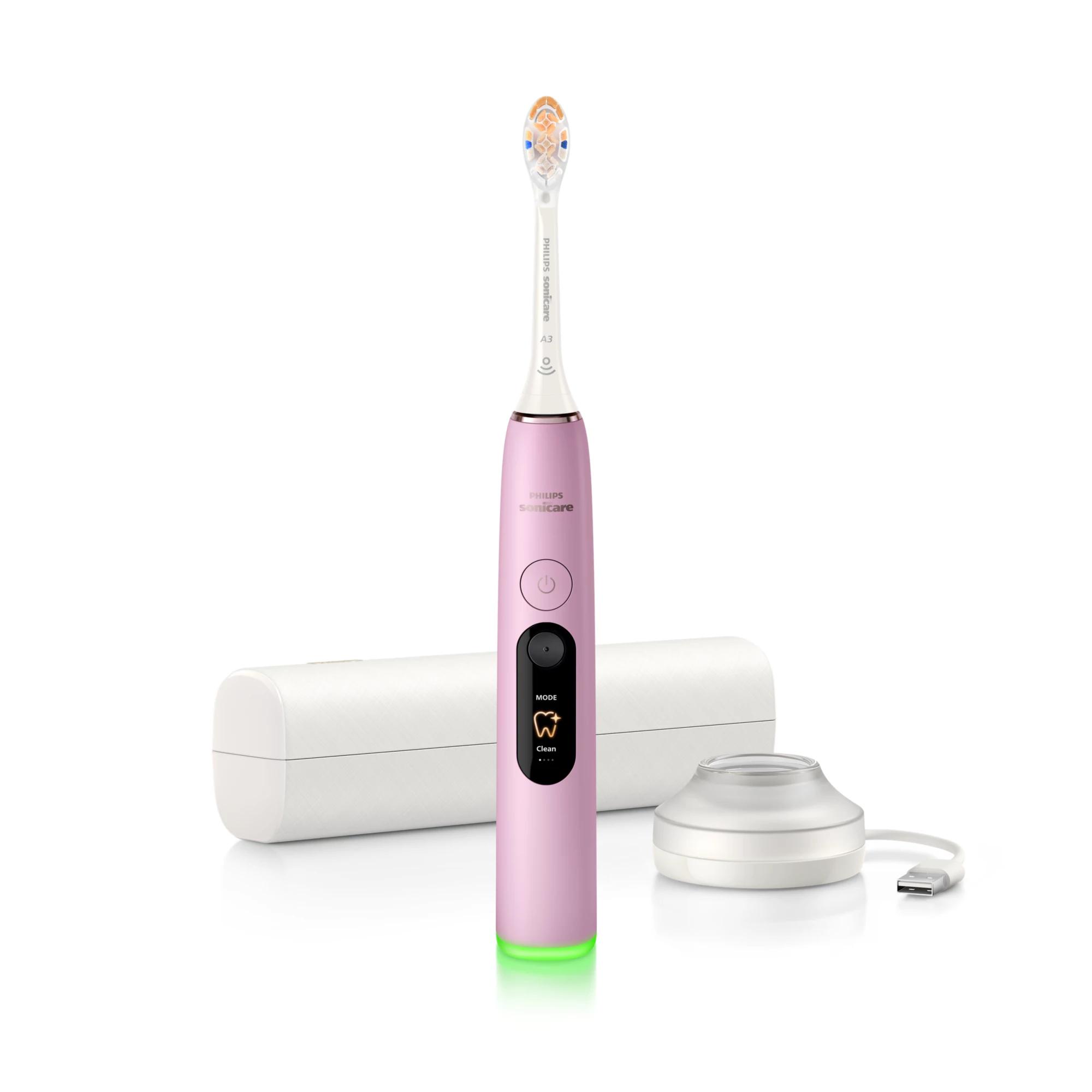 Cepillo Eléctrico Philips Sonicare DiamondClean 8000 Sin Cable 14 días Rosa HX8311/15