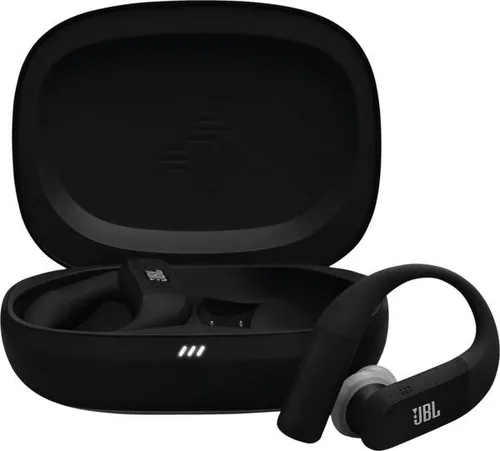 Auriculares deportivos - JBL Endurance Peak 4, Intraurales, Bluetooth, 48h Autonomía, 6 Micrófonos, Cancelación de Ruido Adaptativa, Negro/Gris