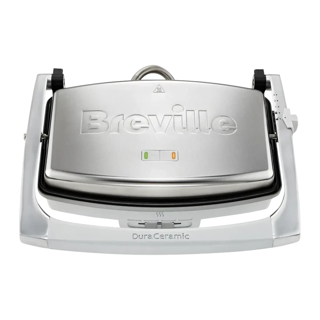 Sandwichera Breville DuraCeramic 1000W 2-3 sándwiches Plata VST071X