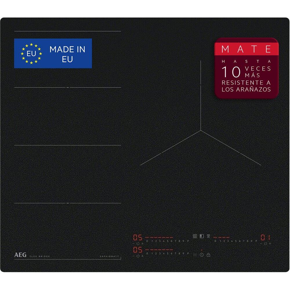AEG Placa de inducción SaphirMatt® Serie 6000 Flex Bridge de 60 cm TI63IF00IZ