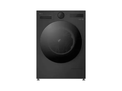 Lavadora secadora - LG W4X7096TBB, 9 kg de lavado, 6 ciclo completo, Negro