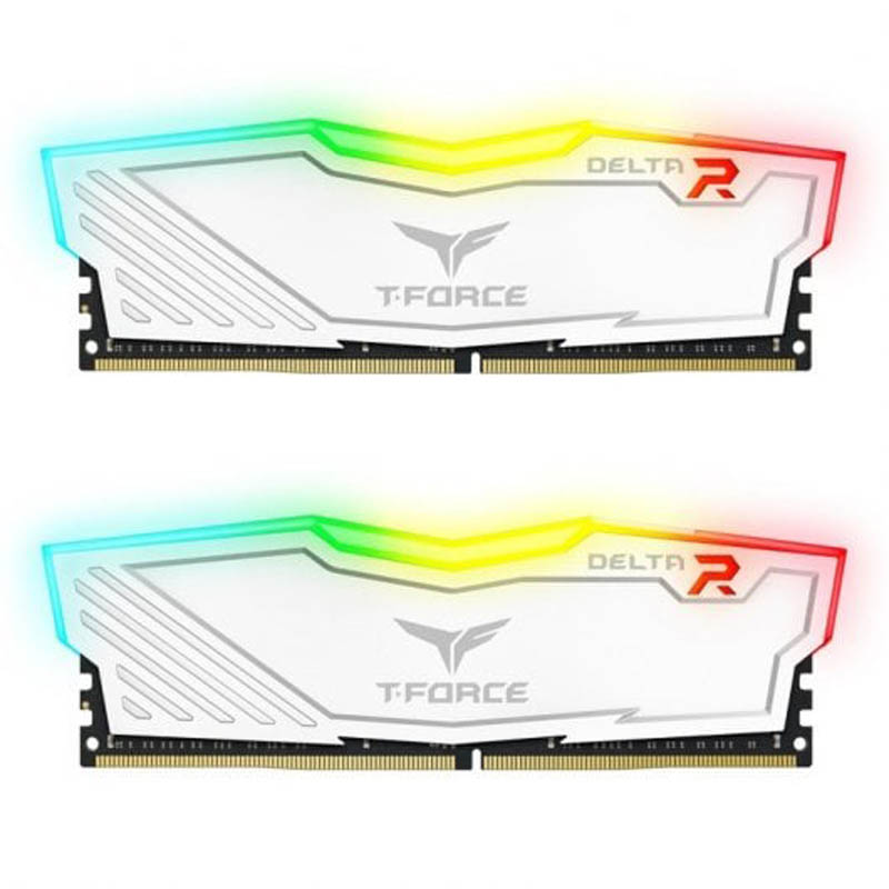 Team Group Delta RGB 16GB 2x8GB 3200M Hz CL16 Blanco